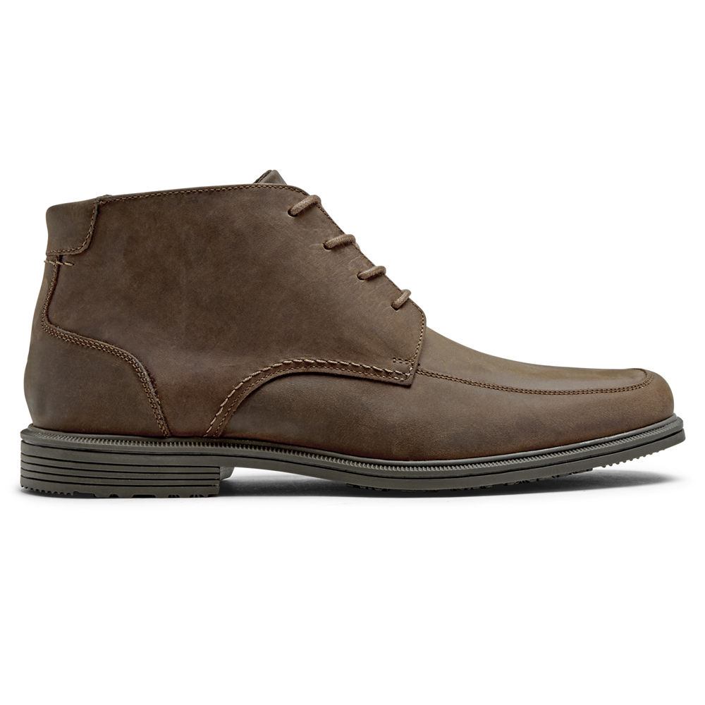 Rockport Støvler Herre Brune - Taylor Waterproof Chukka - ZAVD67921